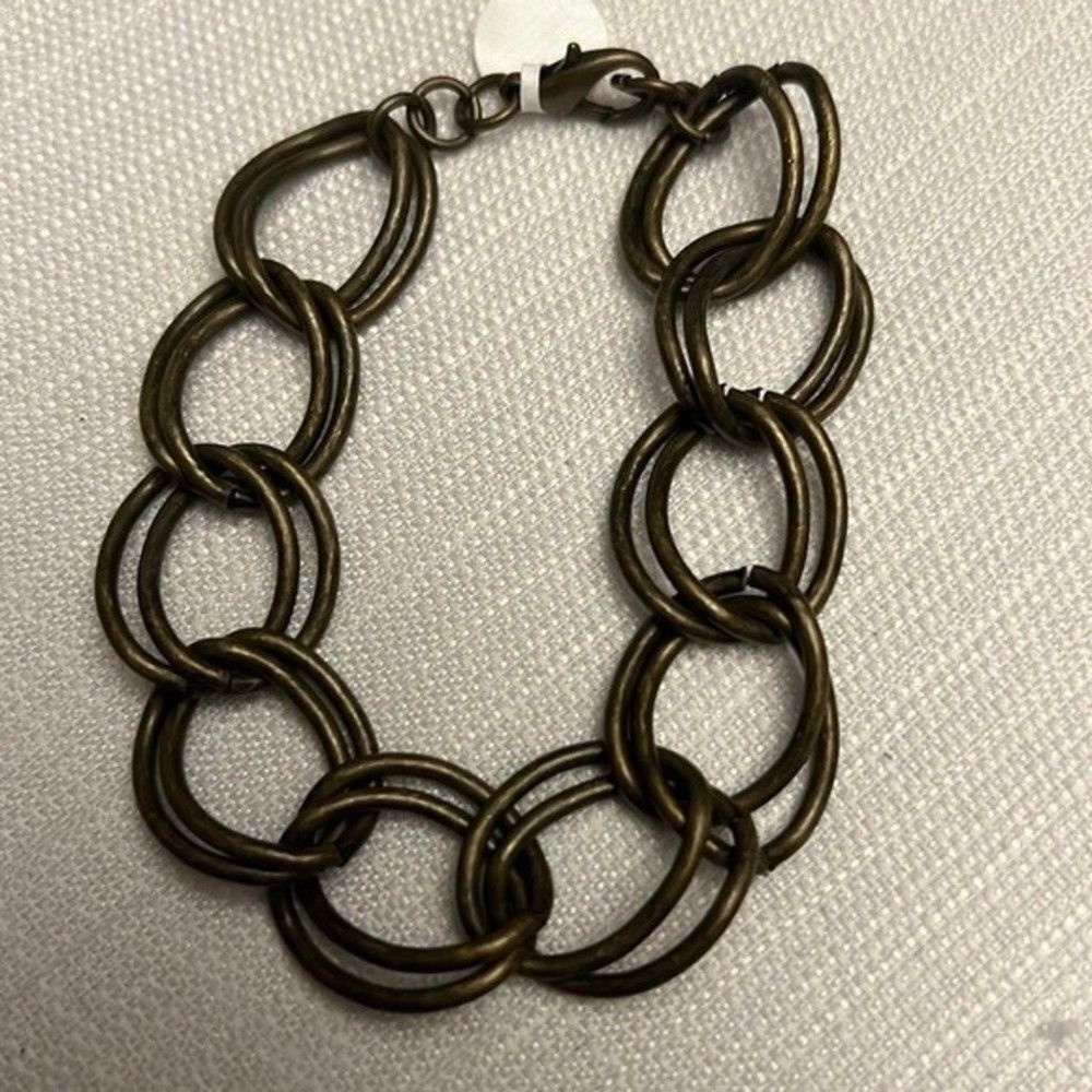 Handcrafted Beautiful double chain bracelet